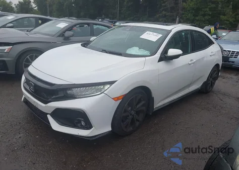 2019 Honda Civic Sport Touring из США, поврежденный, VIN SHHFK7H9XKU400151